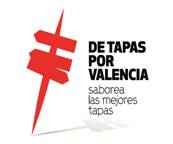 Logo de tapas por Valencia Saborea las mejores tapas